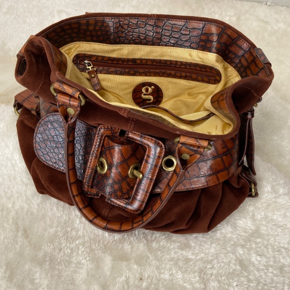 Cole Haan G Series Buckle Shoulder Handbag - Picture 5 of 9